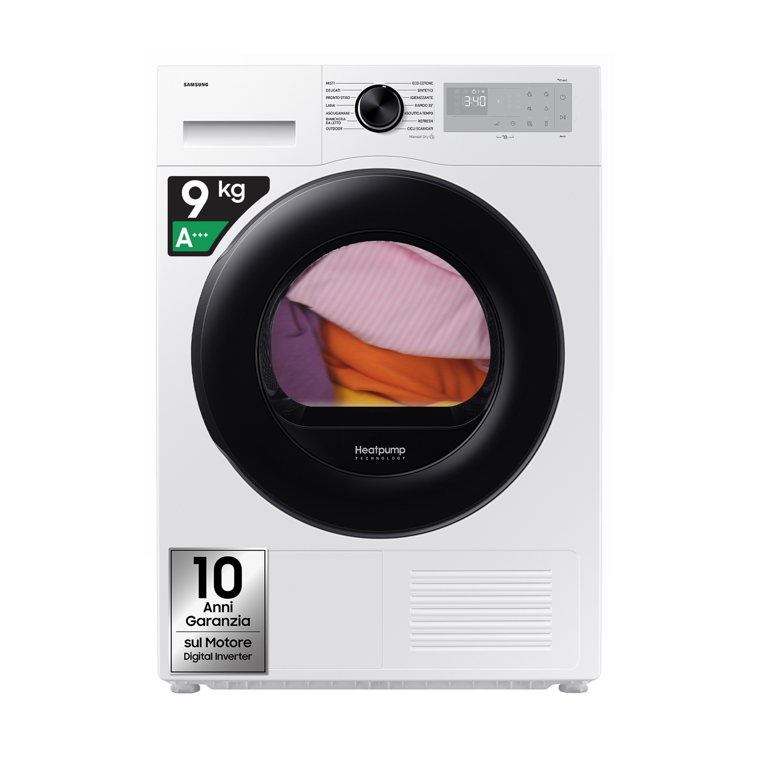 Asciugatrice Samsung Dv90Dg52A0Ahet Condensazione