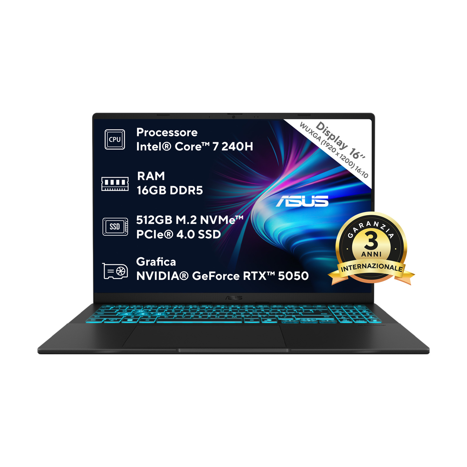 Asus V16 V3607 Notebook Gaming